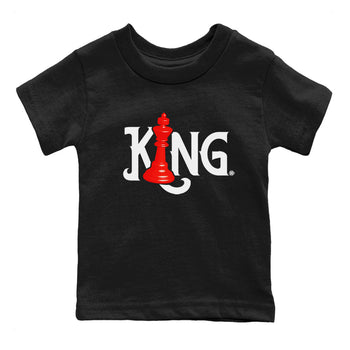 12s Cherry shirt to match jordans Chess King sneaker tees AJ12 Retro Cherry SNRT sneaker release tees baby toddler Black 2 cotton Shirt