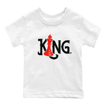 12s Cherry shirt to match jordans Chess King sneaker tees AJ12 Retro Cherry SNRT sneaker release tees baby toddler White 2 cotton Shirt