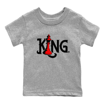 Air Jordan 4 Bred Reimagined shirt to match jordans Chess King sneaker shirts AJ4 Bred Reimagined SNRT Sneaker Tees baby toddler Heather Grey 2 cotton Shirt