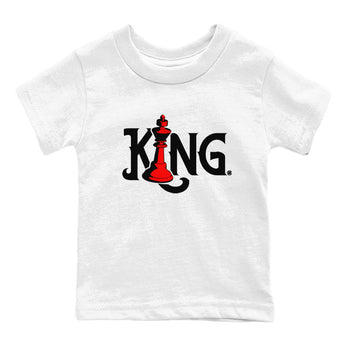 Air Jordan 4 Bred Reimagined shirt to match jordans Chess King sneaker shirts AJ4 Bred Reimagined SNRT Sneaker Tees baby toddler White 2 cotton Shirt