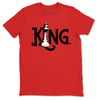 Air Jordan 4 Bred Reimagined shirt to match jordans Chess King sneaker shirts AJ4 Bred Reimagined SNRT Sneaker Tees unisex crew neck cotton Red 2 crew neck shirt