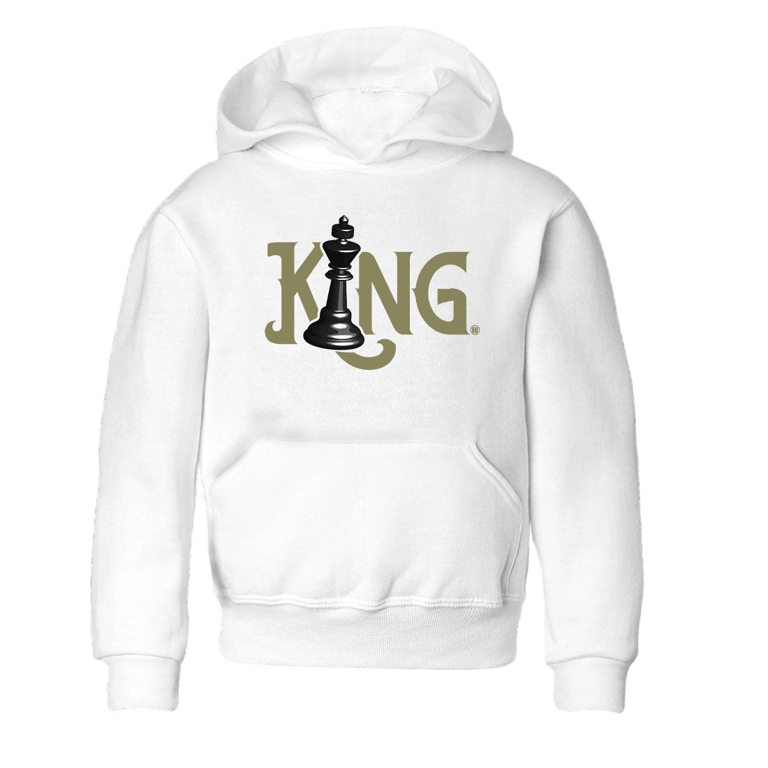 Air Jordan 4 Medium Olive shirt to match jordans Chess King sneaker tees 4s Medium Olive SNRT Sneaker Tees Baby Toddler White 2 T-Shirt
