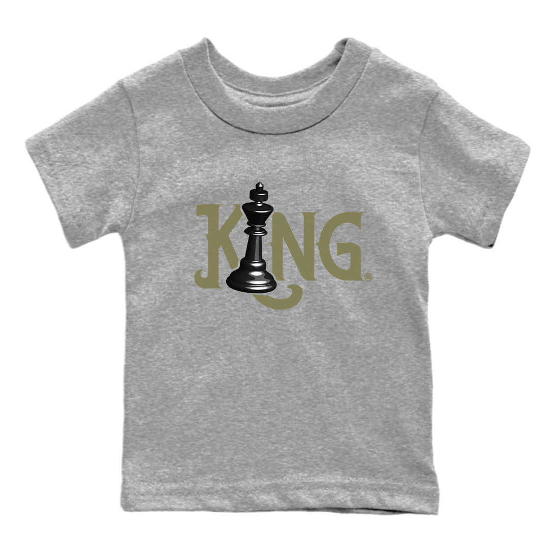 Air Jordan 4 Medium Olive shirt to match jordans Chess King sneaker tees 4s Medium Olive SNRT Sneaker Tees Baby Toddler Heather Grey 2 T-Shirt