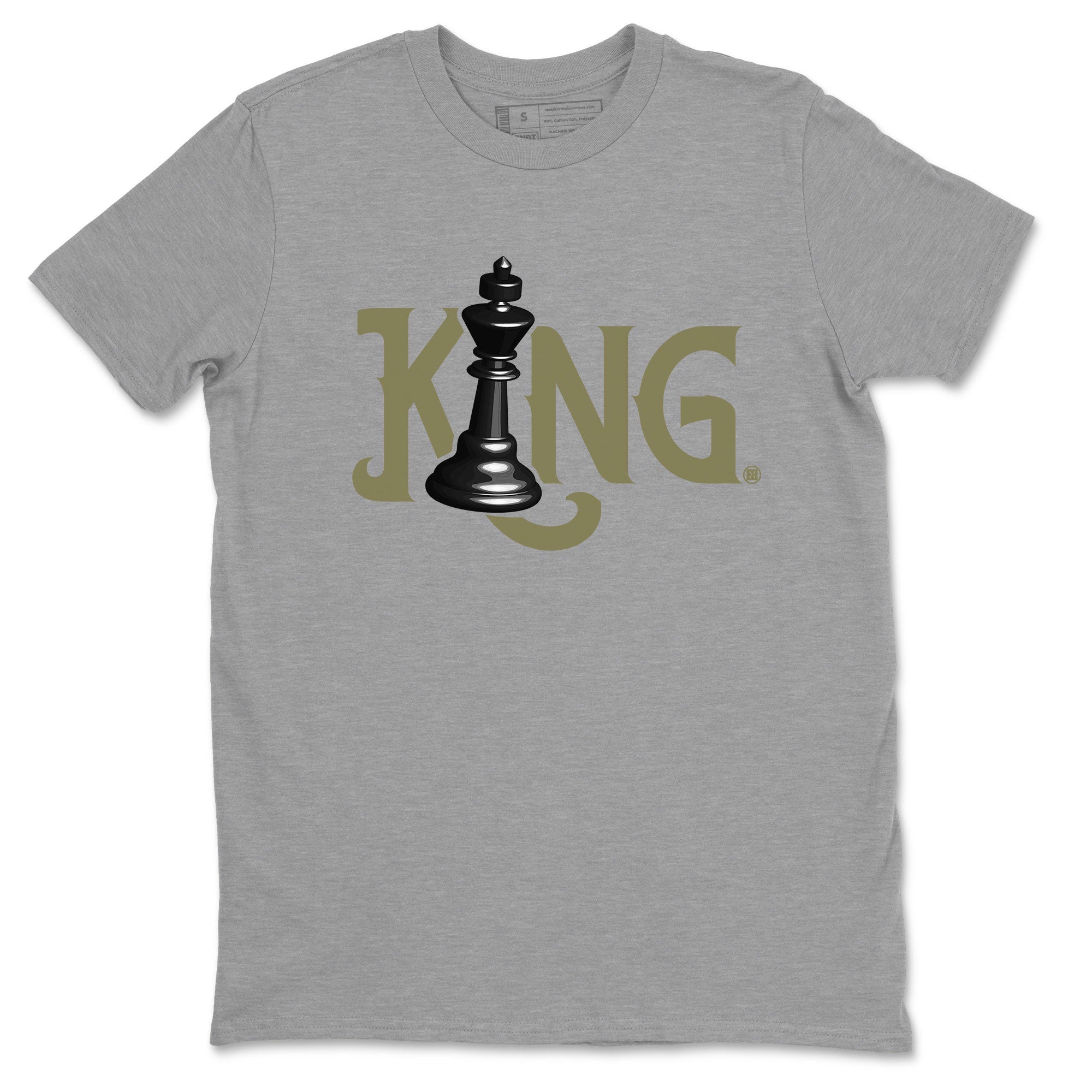 Air Jordan 4 Medium Olive shirt to match jordans Chess King sneaker tees 4s Medium Olive SNRT Sneaker Tees Unisex Streetwear Clothing Heather Grey 2 T-Shirt
