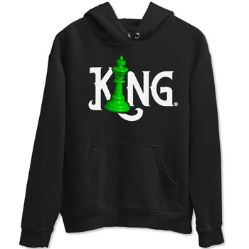Air Jordan 5 Lucky Green shirt to match jordans Chess King sneaker match tee AJ5 Lucky Green SNRT Sneaker Tees unisex cotton Black 2 crew neck shirt