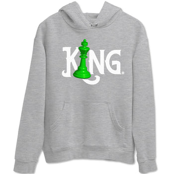 Air Jordan 5 Lucky Green shirt to match jordans Chess King sneaker match tee AJ5 Lucky Green SNRT Sneaker Tees unisex cotton Heather Grey 2 crew neck shirt