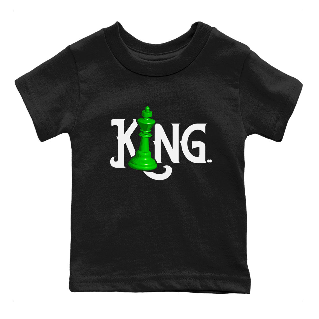 Air Jordan 5 Lucky Green shirt to match jordans Chess King sneaker match tee AJ5 Lucky Green SNRT Sneaker Tees baby toddler Black 2 cotton Shirt