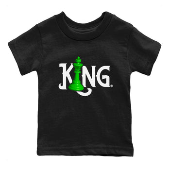 Air Jordan 5 Lucky Green shirt to match jordans Chess King sneaker match tee AJ5 Lucky Green SNRT Sneaker Tees baby toddler Black 2 cotton Shirt