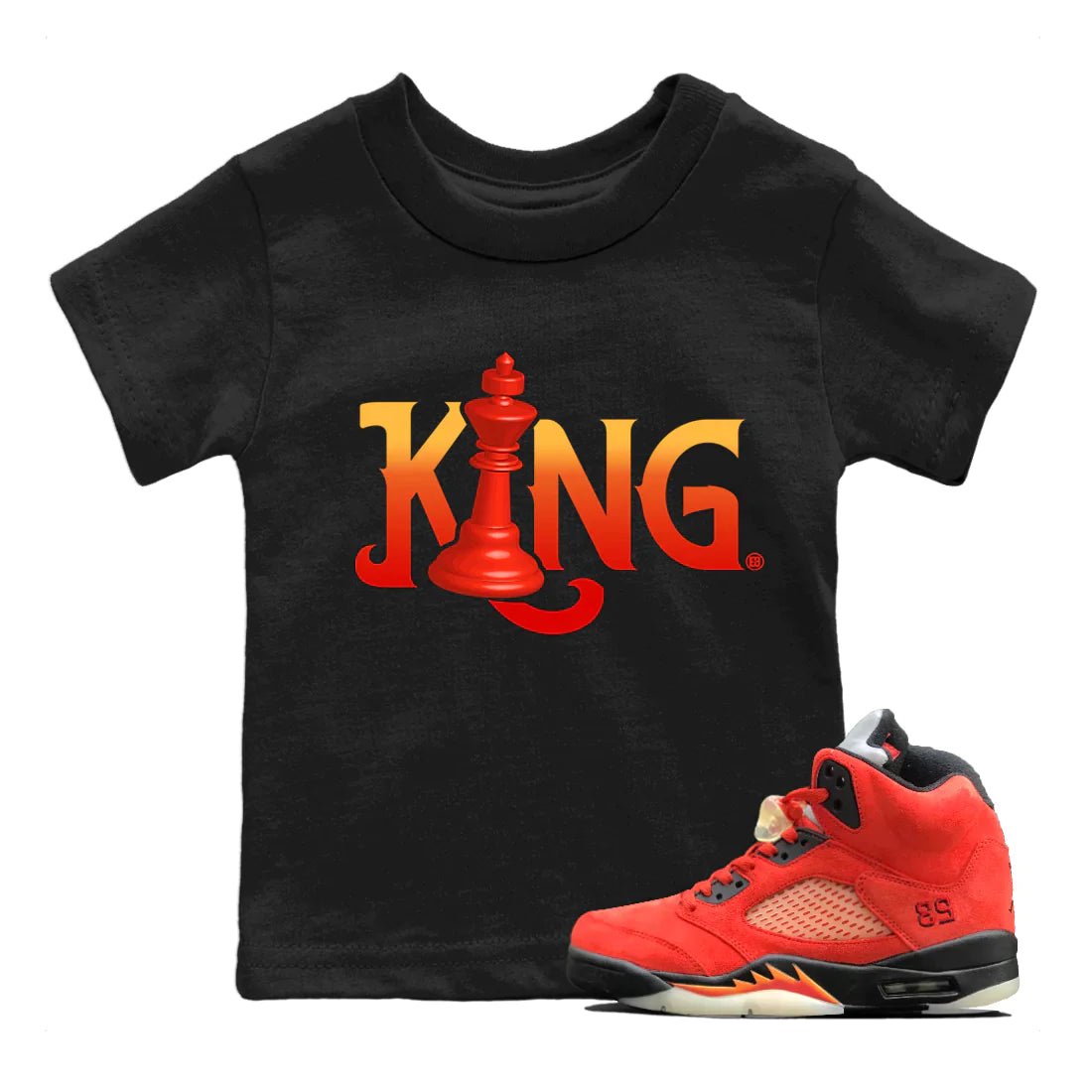 Jordan 5 Mars For Her Sneaker Match Tees Chess King Sneaker Tees Jordan 5 Mars For Her Sneaker Release Tees Kids Shirts