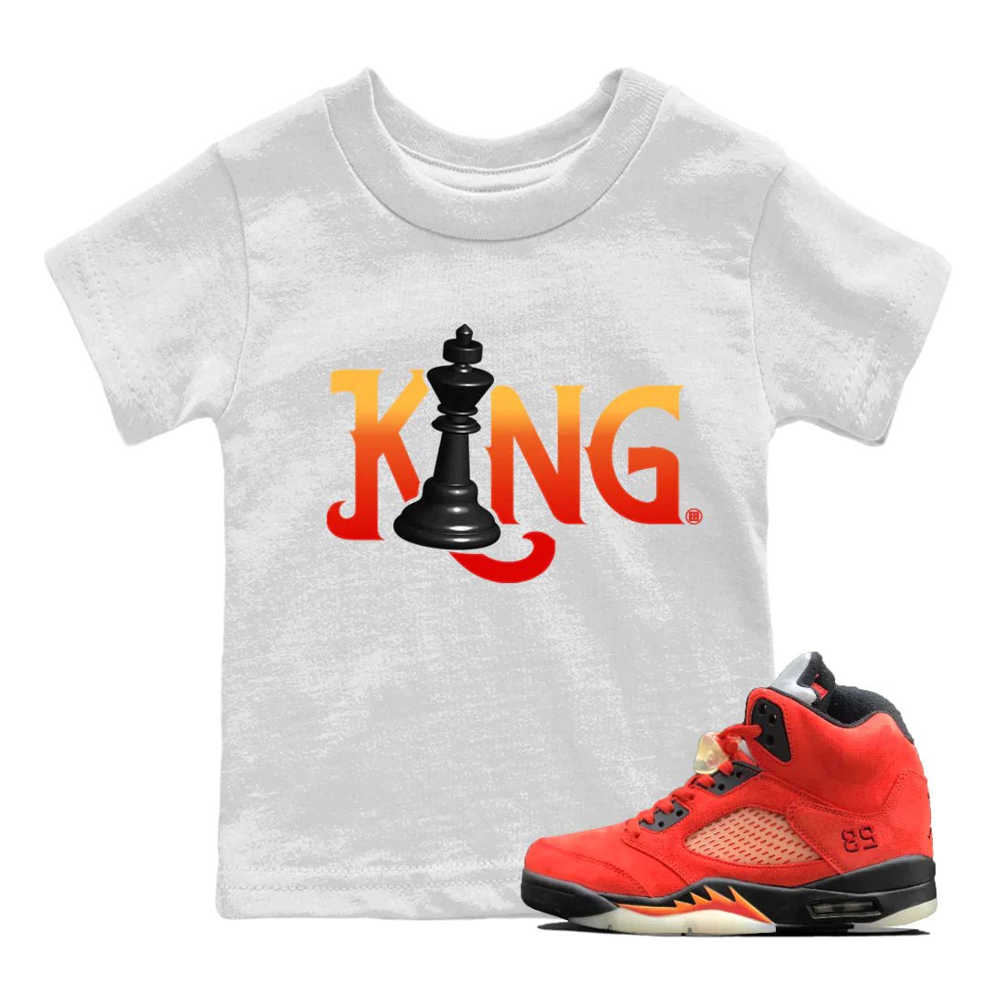 Jordan 5 Mars For Her Sneaker Match Tees Chess King Sneaker Tees Jordan 5 Mars For Her Sneaker Release Tees Kids Shirts