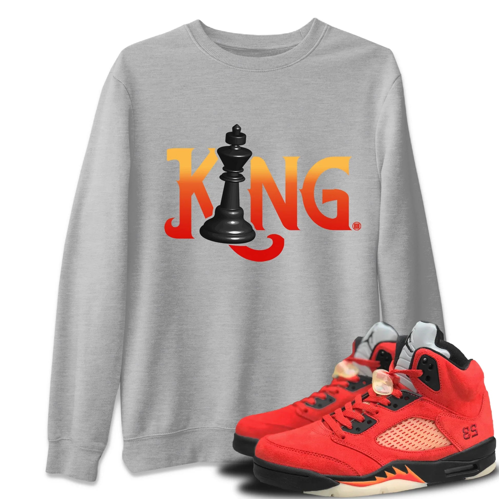 Jordan 5 Mars For Her Sneaker Match Tees Chess King Sneaker Tees Jordan 5 Mars For Her Sneaker Release Tees Unisex Shirts