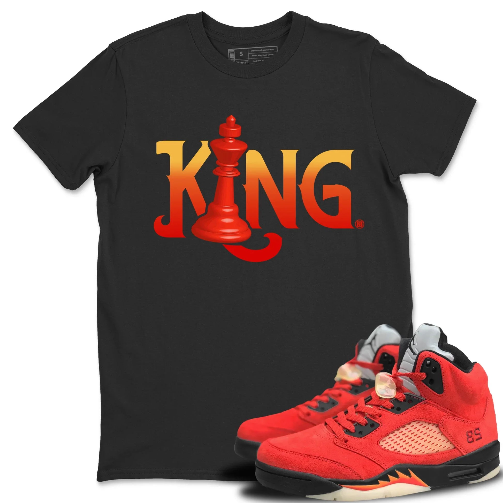Jordan 5 Mars For Her Sneaker Match Tees Chess King Sneaker Tees Jordan 5 Mars For Her Sneaker Release Tees Unisex Shirts