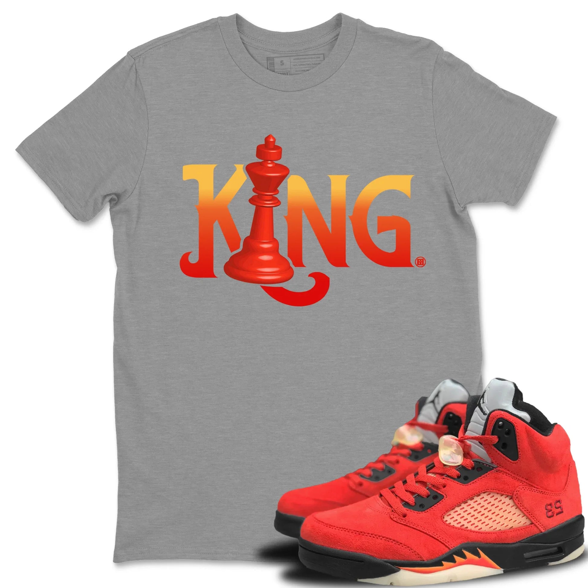 Jordan 5 Mars For Her Sneaker Match Tees Chess King Sneaker Tees Jordan 5 Mars For Her Sneaker Release Tees Unisex Shirts