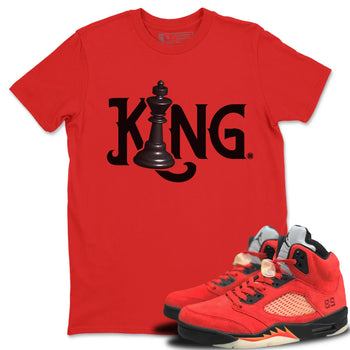 Jordan 5 Mars For Her Sneaker Match Tees Chess King Sneaker Tees Jordan 5 Mars For Her Sneaker Release Tees Unisex Shirts