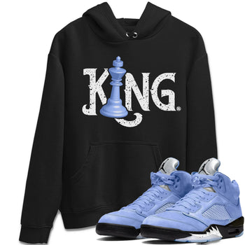 Jordan 5 UNC Sneaker Match Tees Chess King Sneaker Tees Jordan 5 UNC SNRT Sneaker Tees Unisex Shirts