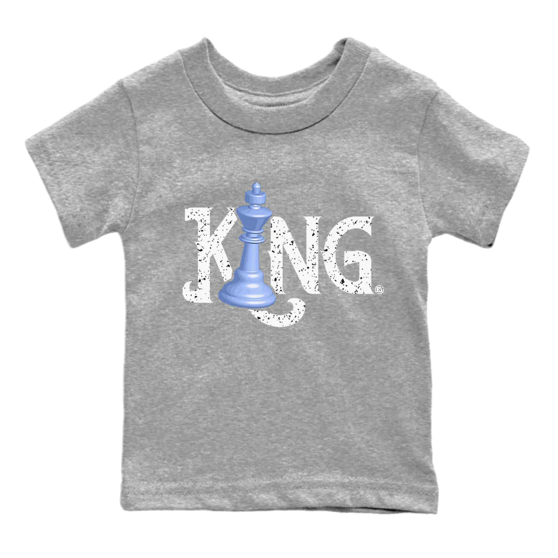Jordan 5 UNC Sneaker Match Tees Chess King Sneaker Tees Jordan 5 UNC Sneaker Release Tees Kids Shirts