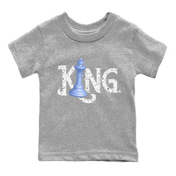 Jordan 5 UNC Sneaker Match Tees Chess King Sneaker Tees Jordan 5 UNC Sneaker Release Tees Kids Shirts