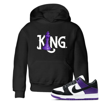 Nike SB Dunk Low Court Purple Shirt To Match Jordans Chess King Streetwear Fashion Dunk Low Court Purple SNRT sneaker release tees baby toddler Black 1 cotton Shirt