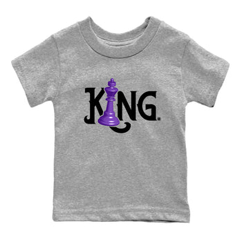 Nike SB Dunk Low Court Purple Shirt To Match Jordans Chess King Streetwear Fashion Dunk Low Court Purple SNRT sneaker release tees baby toddler Heather Grey 2 cotton Shirt
