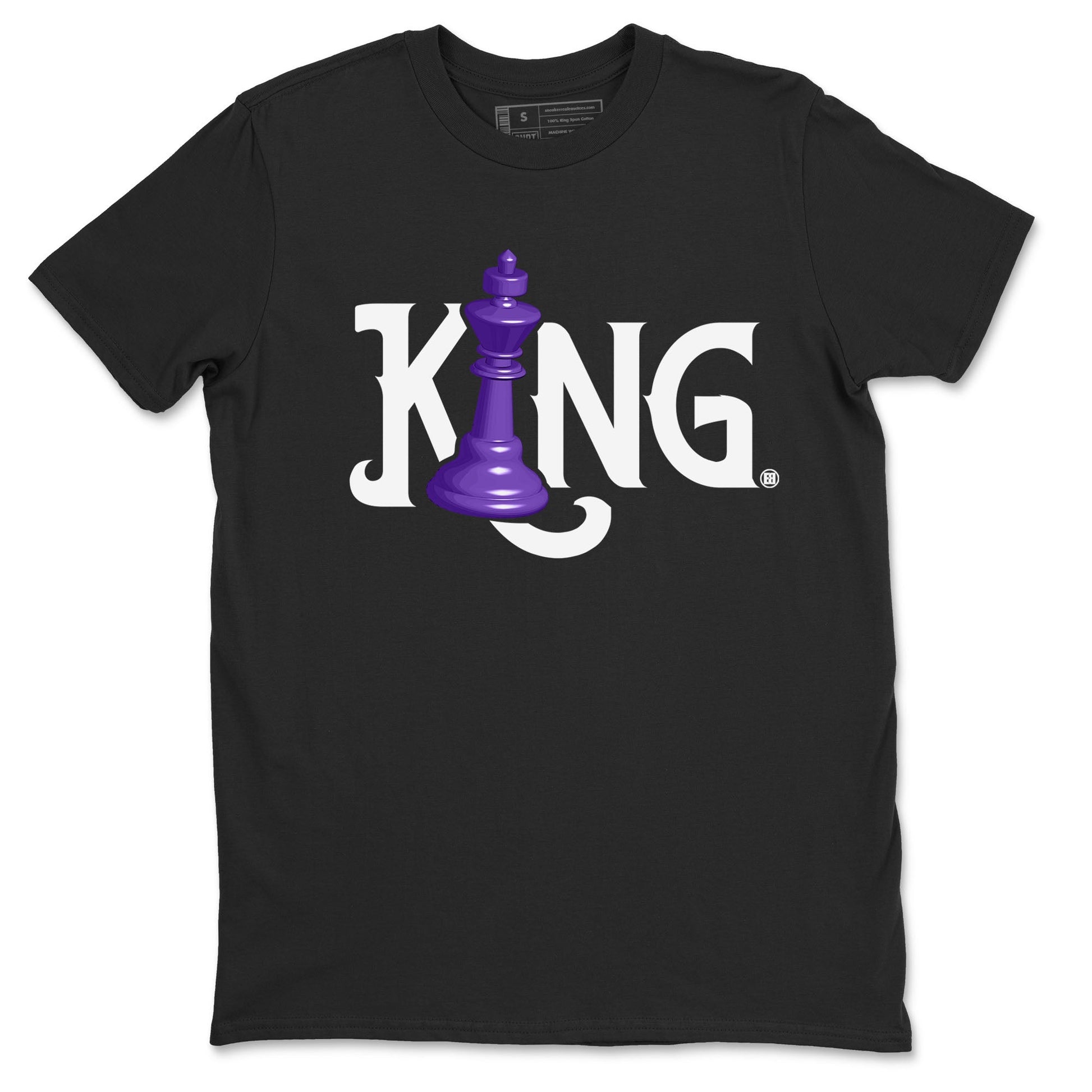 Nike SB Dunk Low Court Purple Shirt To Match Jordans Chess King Streetwear Fashion Dunk Low Court Purple SNRT Sneaker Release Tees unisex cotton Black 2 crew neck shirt