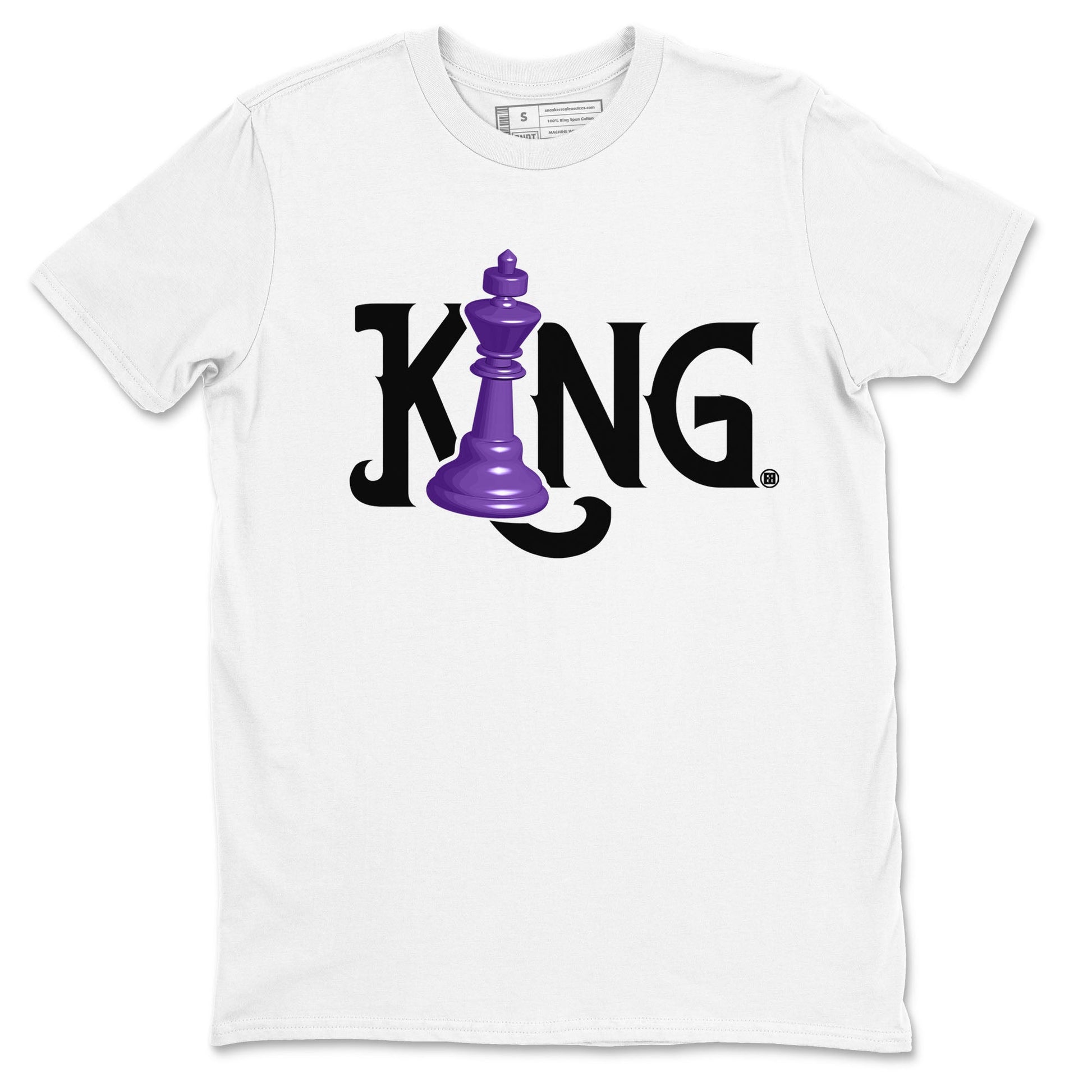 Nike SB Dunk Low Court Purple Shirt To Match Jordans Chess King Streetwear Fashion Dunk Low Court Purple SNRT Sneaker Release Tees unisex cotton White 2 crew neck shirt