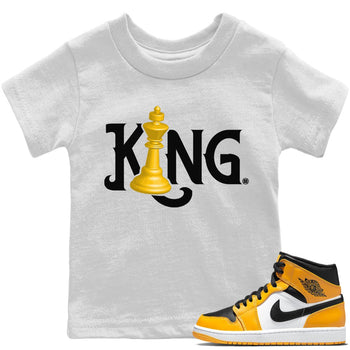 Jordan 1 Taxi Sneaker Match Tees Chess King Sneaker Tees Jordan 1 Taxi Sneaker Release Tees Kids Shirts