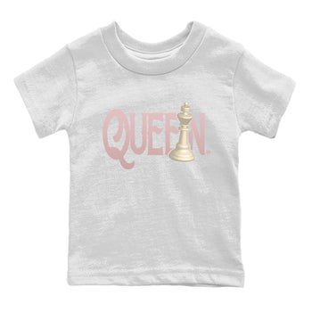 Air Jordan 1 Washed Pink Sneaker Match Tees Chess Queen Sneaker Tees Air Jordan 1 High OG WMNS Washed Pink Sneaker Release Tees Kids Shirts White 2