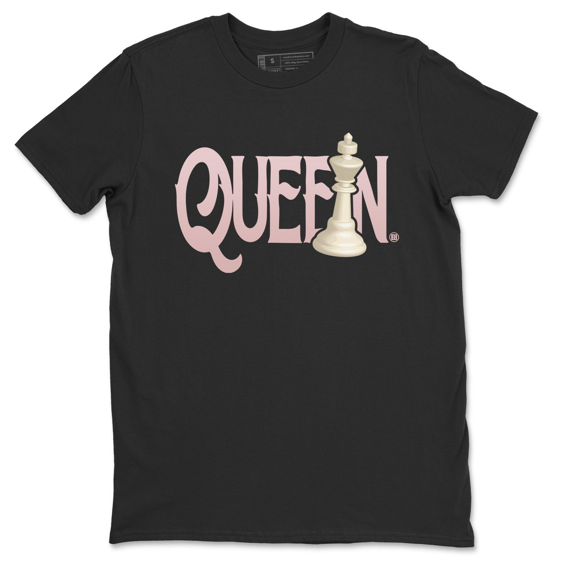 Air Jordan 1 Washed Pink Sneaker Match Tees Chess Queen Sneaker Tees Air Jordan 1 High OG WMNS Washed Pink Sneaker Release Tees Unisex Shirts Black 2