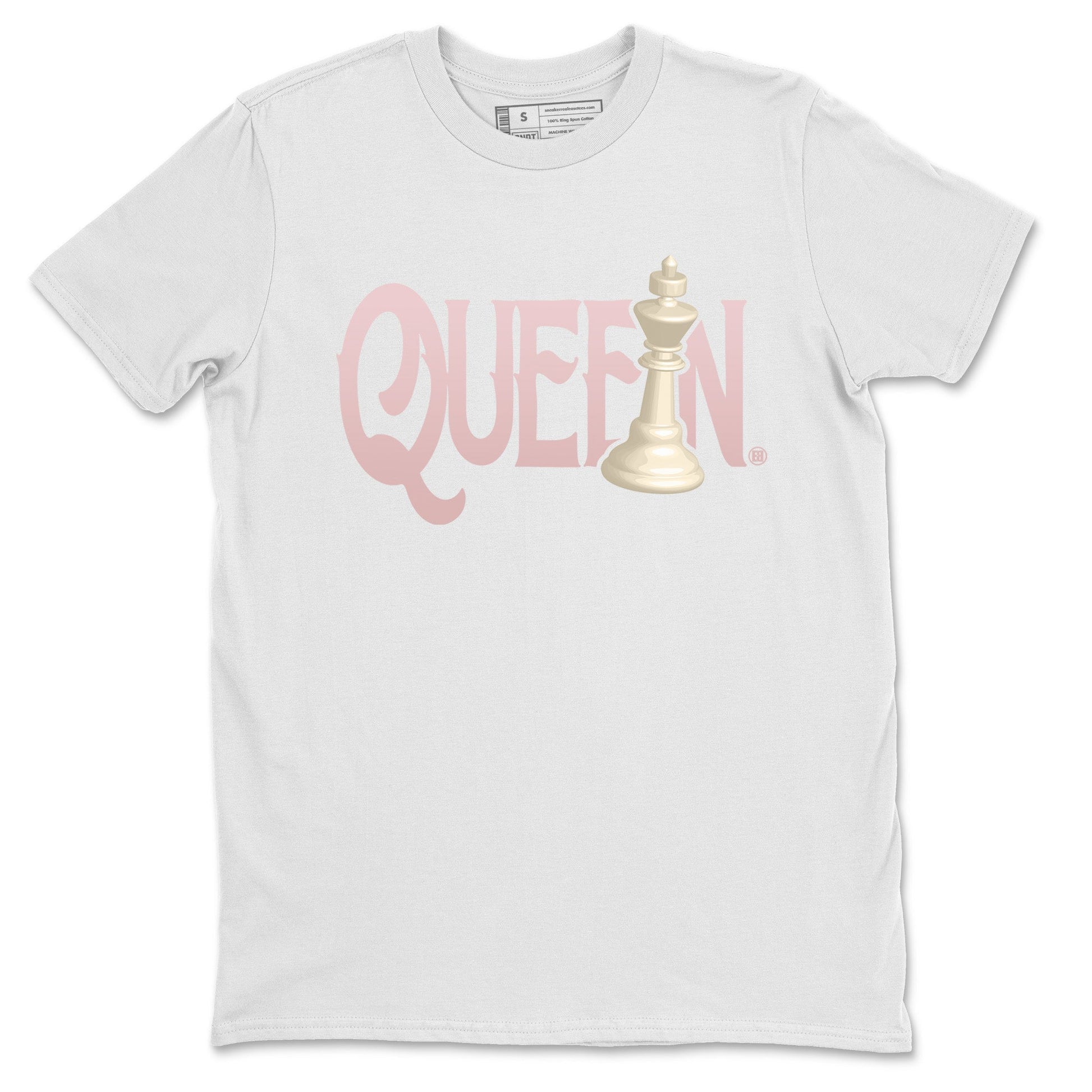 Air Jordan 1 Washed Pink Sneaker Match Tees Chess Queen Sneaker Tees Air Jordan 1 High OG WMNS Washed Pink Sneaker Release Tees Unisex Shirts White 2
