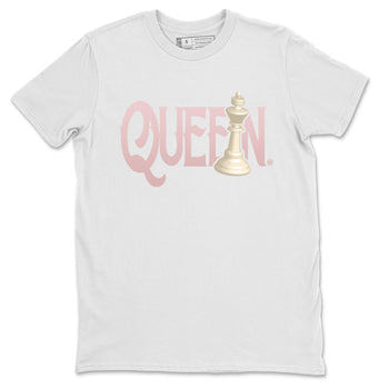 Air Jordan 1 Washed Pink Sneaker Match Tees Chess Queen Sneaker Tees Air Jordan 1 High OG WMNS Washed Pink Sneaker Release Tees Unisex Shirts White 2