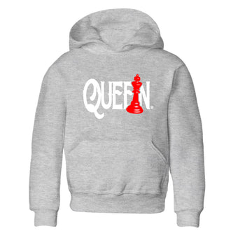 12s Cherry shirt to match jordans Chess Queen sneaker tees AJ12 Retro Cherry SNRT sneaker release tees baby toddler Heather Grey 2 cotton Shirt
