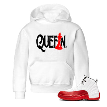 12s Cherry shirt to match jordans Chess Queen sneaker tees AJ12 Retro Cherry SNRT sneaker release tees baby toddler White 1 cotton Shirt