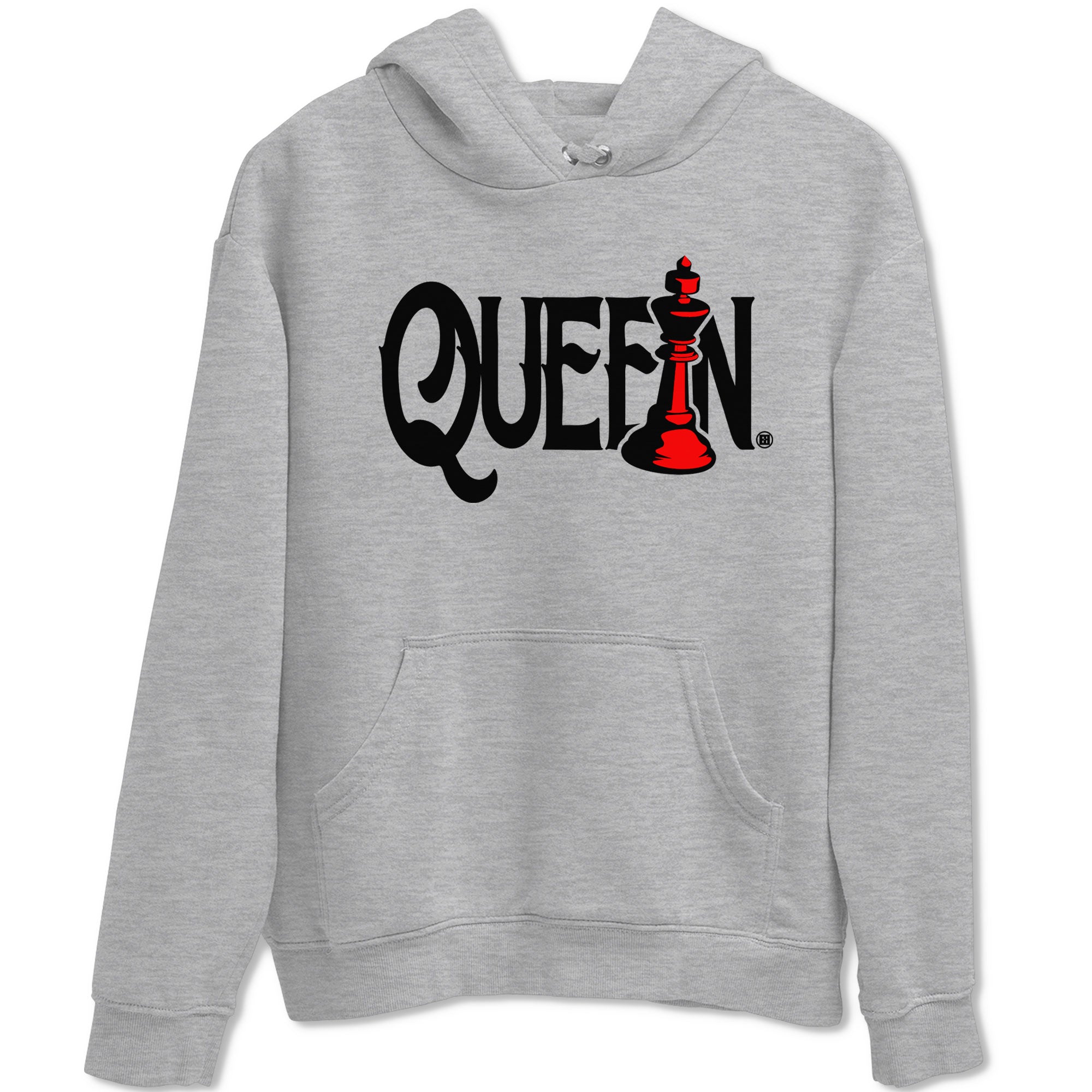 Air Jordan 4 Bred Reimagined shirt to match jordans Chess Queen sneaker shirts AJ4 Bred Reimagined SNRT Sneaker Tees unisex crew neck cotton Heather Grey 2 crew neck shirt