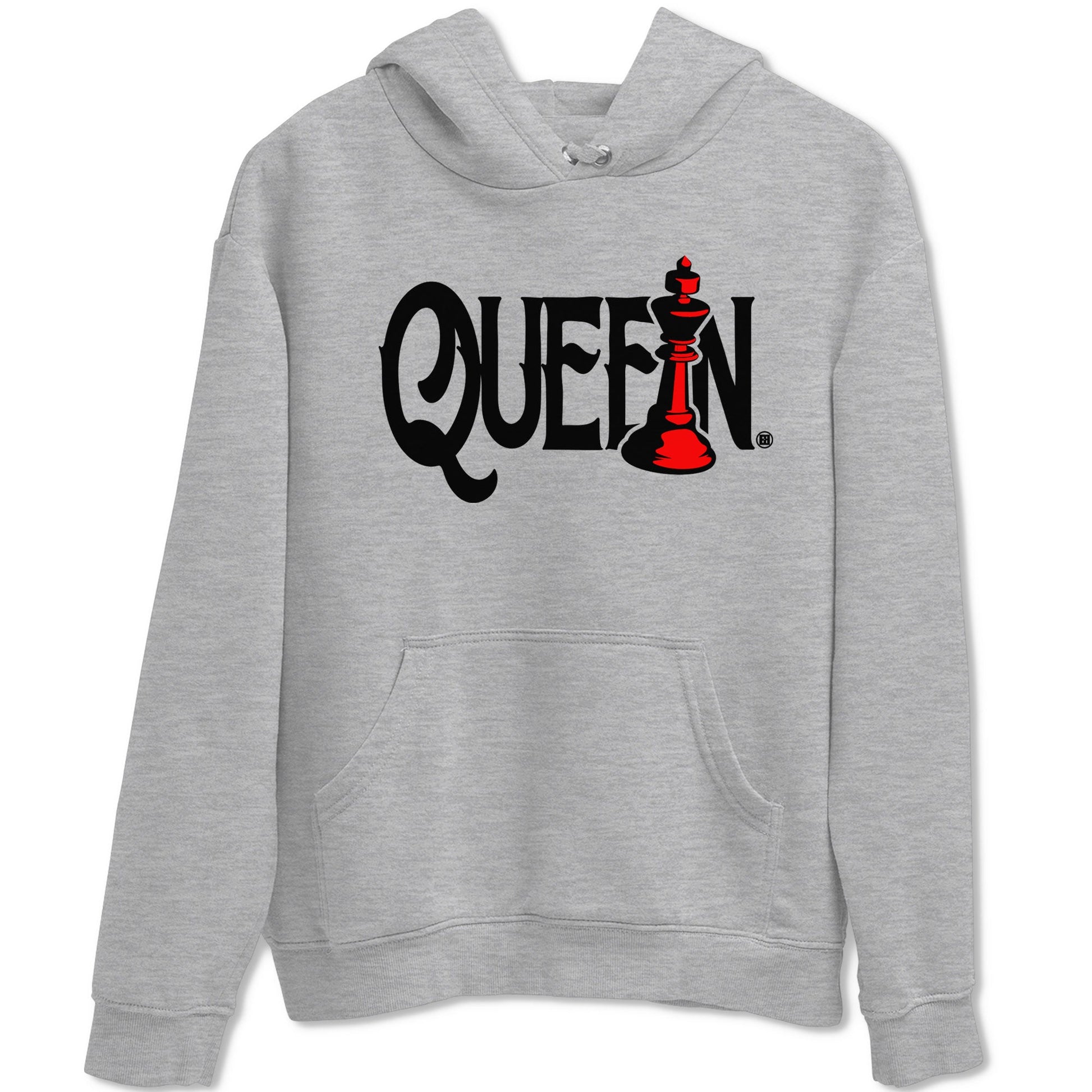 Air Jordan 4 Bred Reimagined shirt to match jordans Chess Queen sneaker shirts AJ4 Bred Reimagined SNRT Sneaker Tees unisex crew neck cotton Heather Grey 2 crew neck shirt
