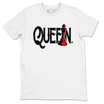 Air Jordan 4 Bred Reimagined shirt to match jordans Chess Queen sneaker shirts AJ4 Bred Reimagined SNRT Sneaker Tees unisex crew neck cotton White 2 crew neck shirt