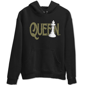 Air Jordan 4 Medium Olive shirt to match jordans Chess Queen sneaker tees 4s Medium Olive SNRT Sneaker Tees Unisex Streetwear Clothing Black 2 T-Shirt