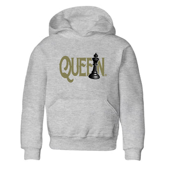 Air Jordan 4 Medium Olive shirt to match jordans Chess Queen sneaker tees 4s Medium Olive SNRT Sneaker Tees Baby Toddler Heather Grey 2 T-Shirt
