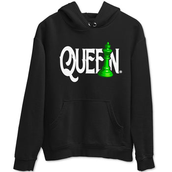 Air Jordan 5 Lucky Green shirt to match jordans Chess Queen sneaker match tee AJ5 Lucky Green SNRT Sneaker Tees unisex cotton Black 2 crew neck shirt