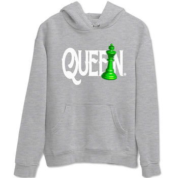 Air Jordan 5 Lucky Green shirt to match jordans Chess Queen sneaker match tee AJ5 Lucky Green SNRT Sneaker Tees unisex cotton Heather Grey 2 crew neck shirt