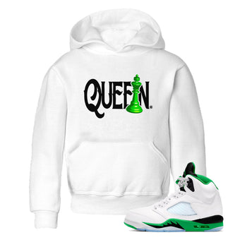Air Jordan 5 Lucky Green shirt to match jordans Chess Queen sneaker match tee AJ5 Lucky Green SNRT Sneaker Tees baby toddler White 1 cotton Shirt