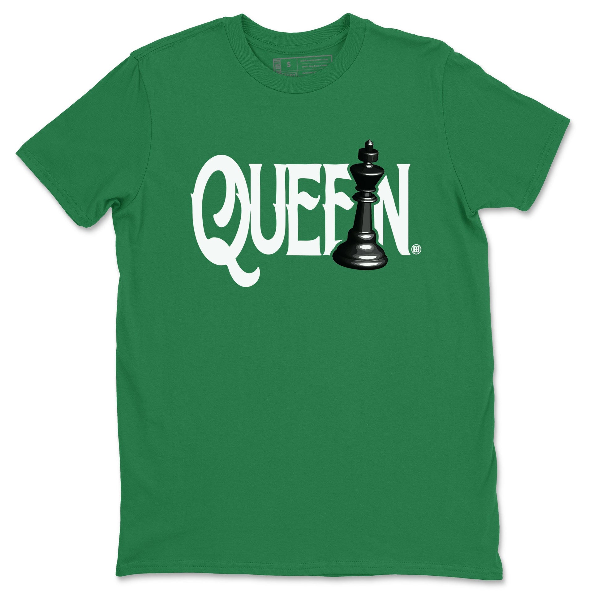 Air Jordan 5 Lucky Green shirt to match jordans Chess Queen sneaker match tee AJ5 Lucky Green SNRT Sneaker Tees unisex cotton Kelly Green 2 crew neck shirt
