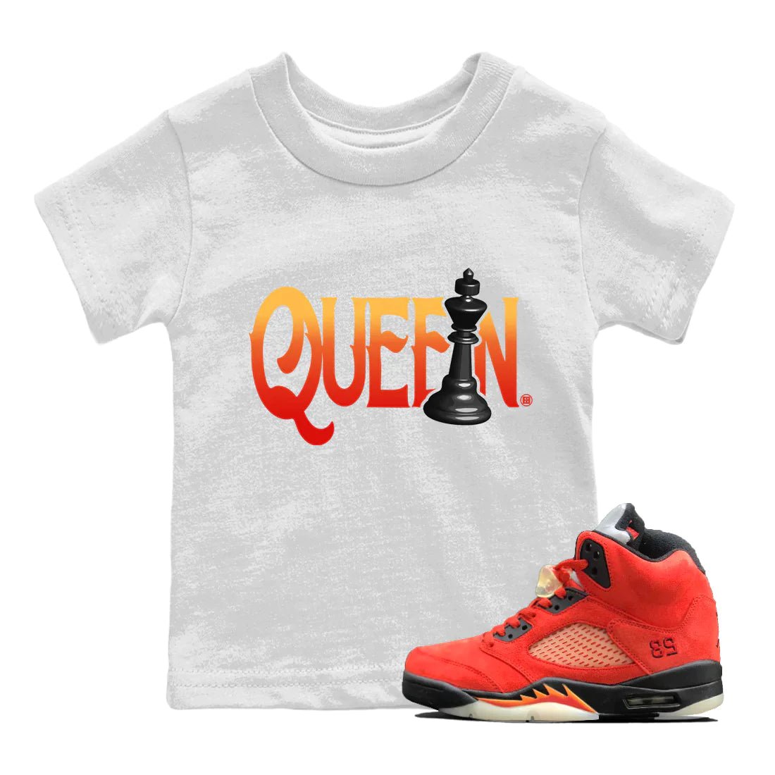 Jordan 5 Mars For Her Sneaker Match Tees Chess Queen Sneaker Tees Jordan 5 Mars For Her Sneaker Release Tees Kids Shirts
