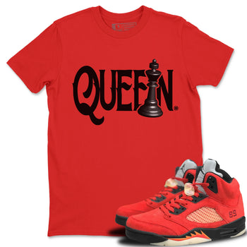 Jordan 5 Mars For Her Sneaker Match Tees Chess Queen Sneaker Tees Jordan 5 Mars For Her Sneaker Release Tees Unisex Shirts