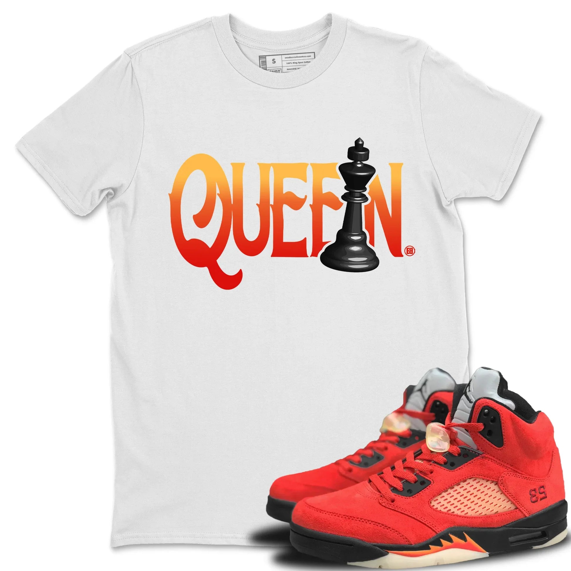 Jordan 5 Mars For Her Sneaker Match Tees Chess Queen Sneaker Tees Jordan 5 Mars For Her Sneaker Release Tees Unisex Shirts