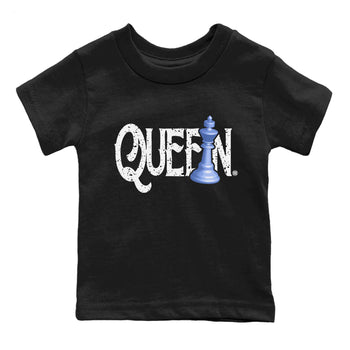 Jordan 5 UNC Sneaker Match Tees Chess Queen Sneaker Tees Jordan 5 UNC Sneaker Release Tees Kids Shirts