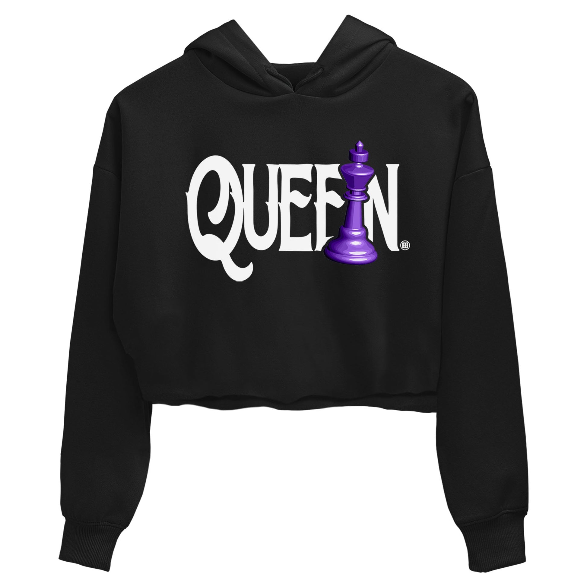 Nike SB Dunk Low Court Purple Shirt To Match Jordans Chess Queen Streetwear Fashion Dunk Low Court Purple SNRT Sneaker Release Tees Black 2 Women's Crop Tee
