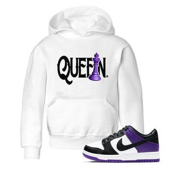 Nike SB Dunk Low Court Purple Shirt To Match Jordans Chess Queen Streetwear Fashion Dunk Low Court Purple SNRT sneaker release tees baby toddler White 1 cotton Shirt