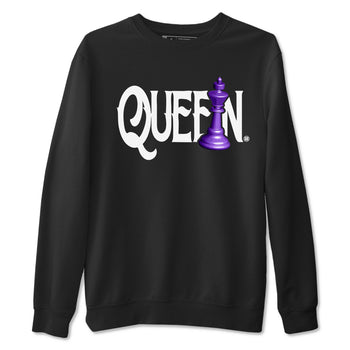 Nike SB Dunk Low Court Purple Shirt To Match Jordans Chess Queen Streetwear Fashion Dunk Low Court Purple SNRT Sneaker Release Tees unisex cotton Black 2 crew neck shirt
