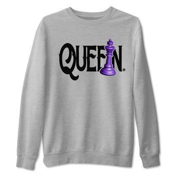 Nike SB Dunk Low Court Purple Shirt To Match Jordans Chess Queen Streetwear Fashion Dunk Low Court Purple SNRT Sneaker Release Tees unisex cotton Heather Grey 2 crew neck shirt