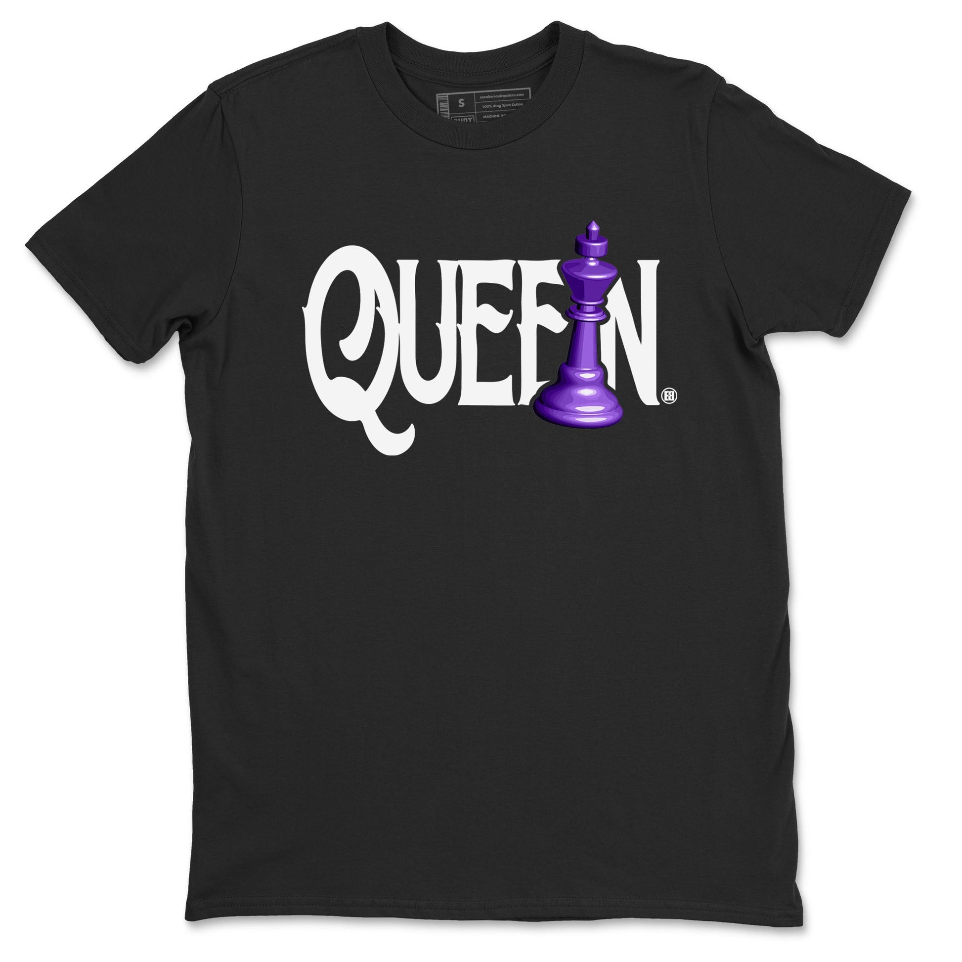 Nike SB Dunk Low Court Purple Shirt To Match Jordans Chess Queen Streetwear Fashion Dunk Low Court Purple SNRT Sneaker Release Tees unisex cotton Black 2 crew neck shirt